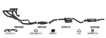 Redback Exhaust System for Holden Statesman (04/1990 - 04/1995), Caprice (03/1994 - 04/1995) - Brixton 4x4 - Buy Online Now!
